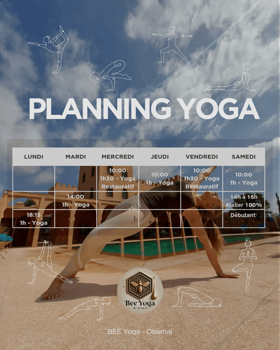 Planning cours Yoga Obernai