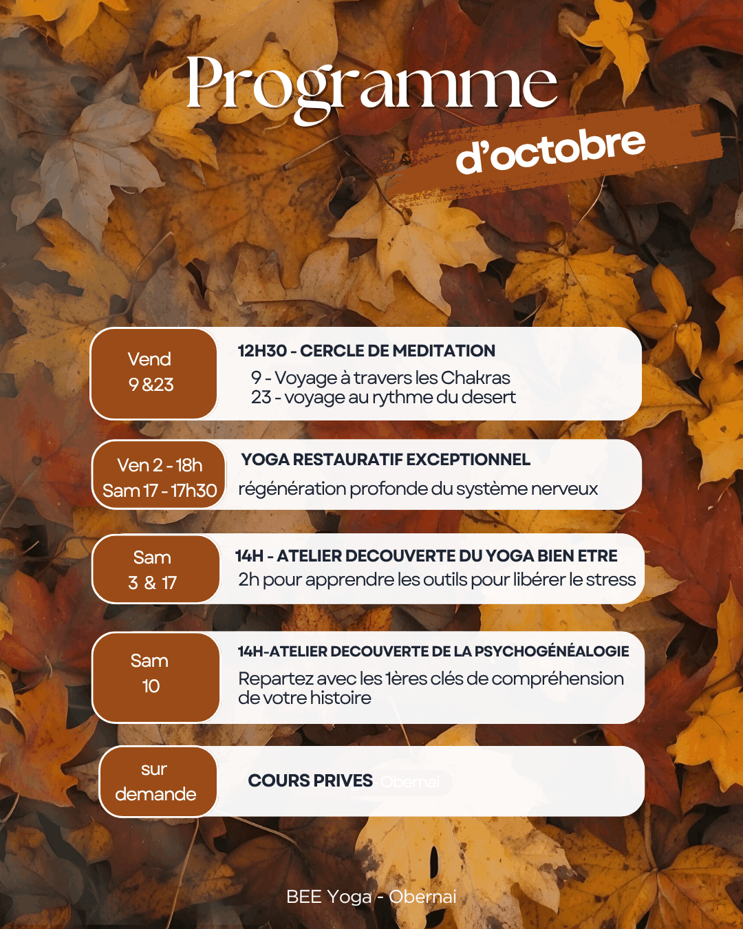 Liberté | Cours à la carte | Bee Yoga Obernai