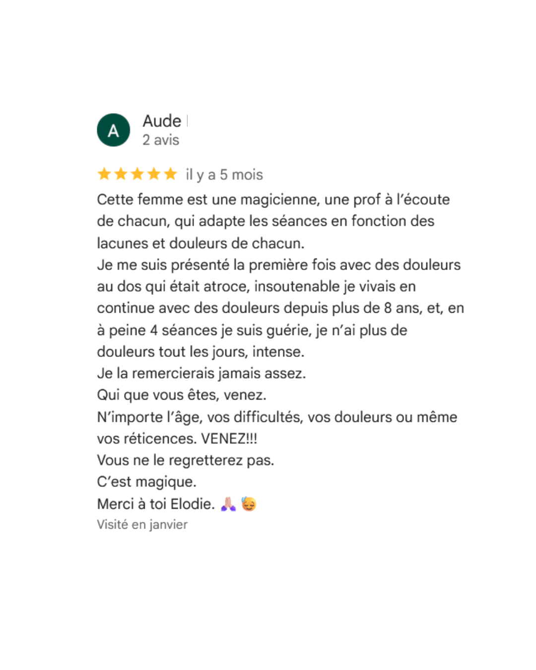 Avis Bee Yoga Obernai | Soulager les douleurs