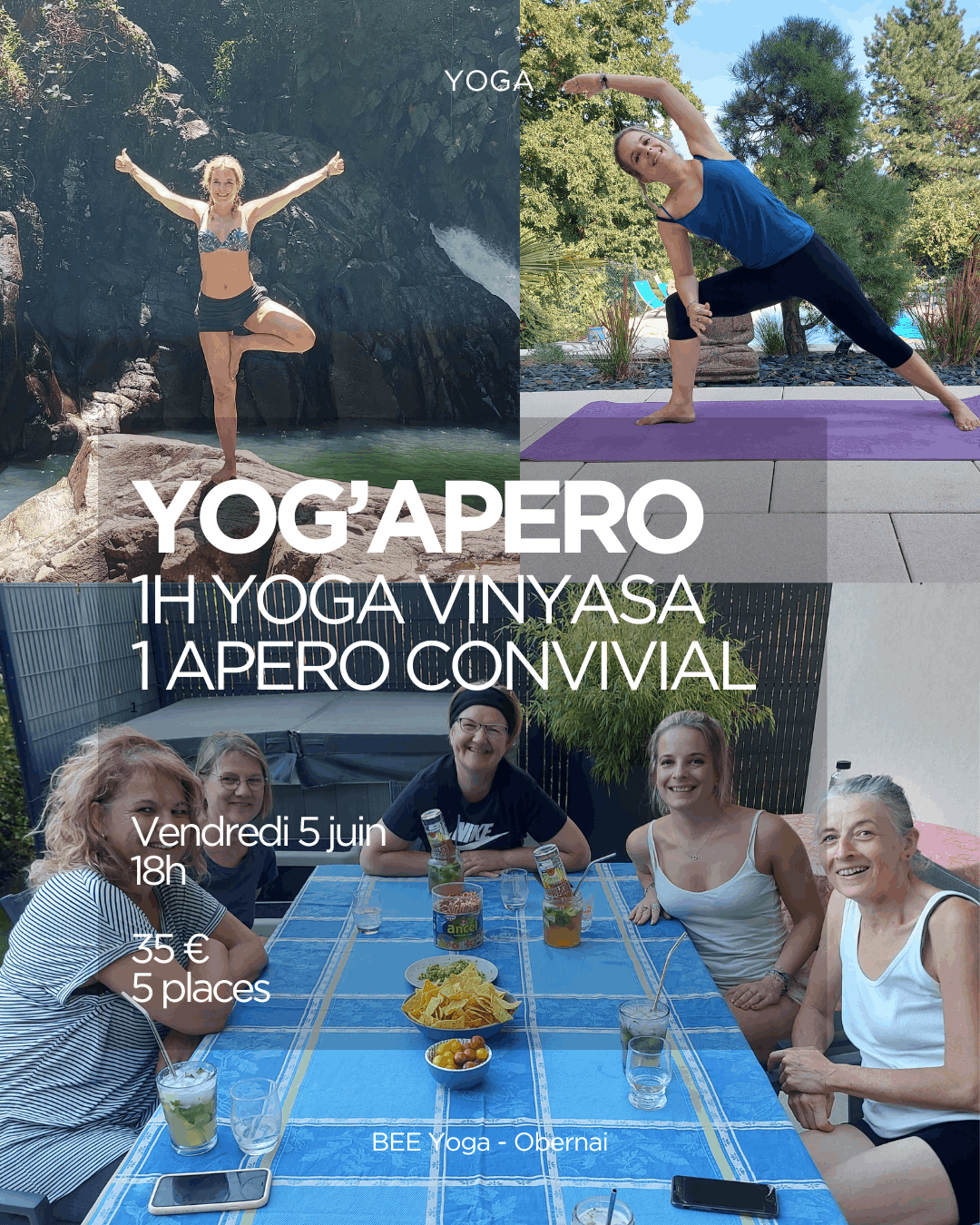 Soirée Yoga & Apero à Obernai