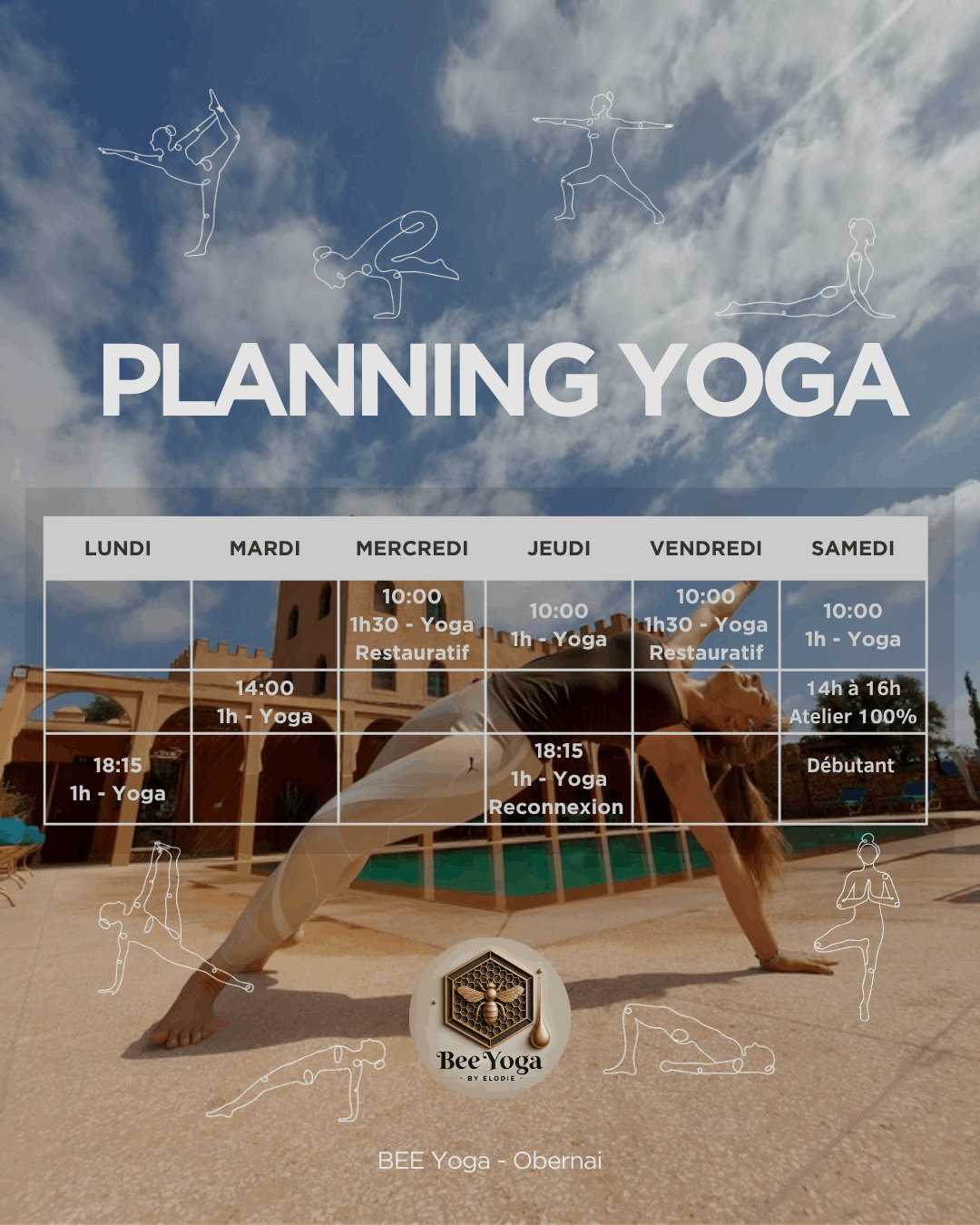 Planning cours Yoga Obernai
