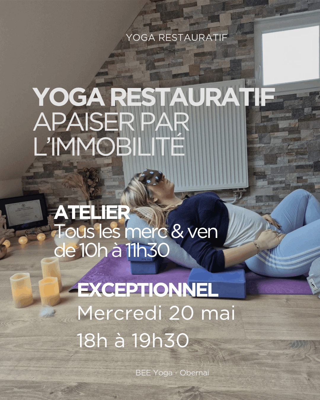 Yoga Restauratif Bee Yoga Obernai